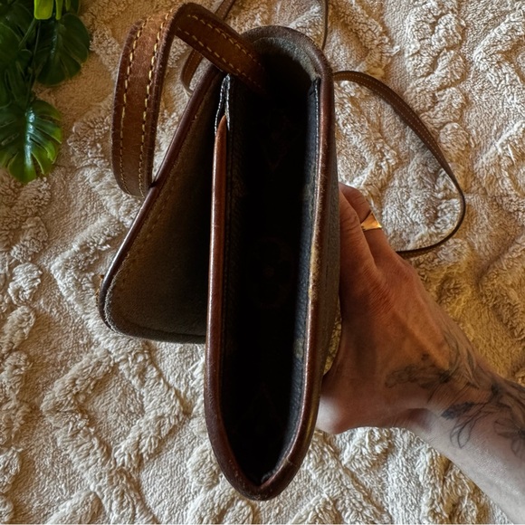 Louis Vuitton Twin GM Monogram Crossbody Vintage Long Flap Pochette Authentic - Picture 6 of 16